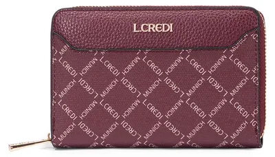 Produktbild von L.CREDI Geldbörse Filiberta Zip Around Wallet Cherry Shade beere
