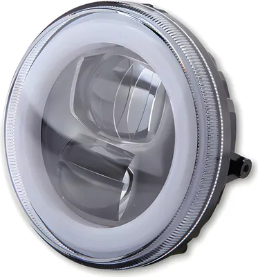 Produktbild von HIGHSIDER LED Hauptscheinwerfereinsatz TYP 9, rund, 4 3/4 Zoll, mit Standlichtring