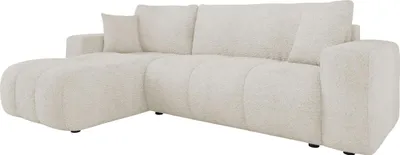 Produktbild von MIRJAN24 Ecksofa Furyn, Wohnzimmer Eckcouch mit Bettkasten und Schlaffunktion, L-Form, Seite Universal (Farbe: Coral 65)