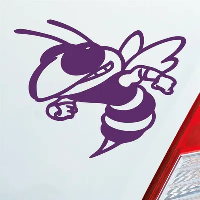 Produktbild von Auto Aufkleber Killer Biene Bee Kill Tuning 10x8 cm Lila Sticker Heckscheibenaufkleber