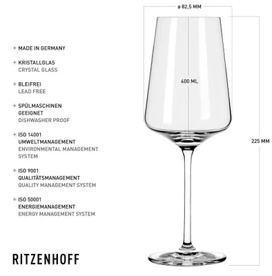 Produktbild von LICHTWEISS JULIE WEIßWEINGLAS-SET #1 VON NADINE NIGGEMEIER