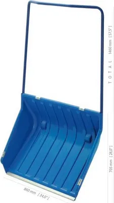 Produktbild von Prosperplast Doppel Schaufel Arctic Xl Blau 86Cm