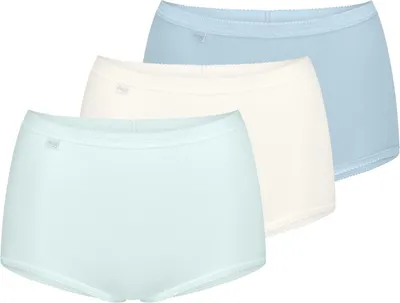 Produktbild von sloggi 3er Pack Basic+ Maxi Slip Perfekte Passform für maximalen Komfort, Hohe Taille für zusätzlichen Halt, Langlebig und pflegeleicht
