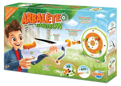 Produktbild von Sicheres Armbrust-Spielzeug mit Zielscheibe und Pfeilen