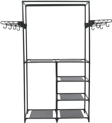Immagine prodotto di Appendiabiti Acciaio e Tessuto non Tessuto 87x44x158 cm Nero