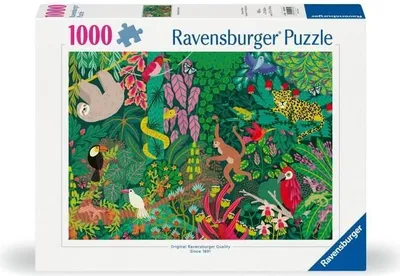 Produktbild von Puzzle, 1000 Teile, Ravensburger, Magischer Tropenwald, Naturlandschaft