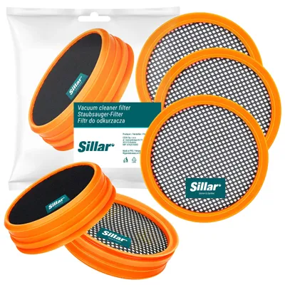 Produktbild von 3× Ersatzfilter für Philips SpeedPro Aqua 5000, kompatibel mit FC6729 FC6728 FC6727 FC6721 FC8009