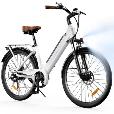 Immagine prodotto di Bici elettrica UCITY S, 250 W, 25 km/h, 36 V 13 Ah, con forcella ammortizzata, IP54, portata massima 120 kg