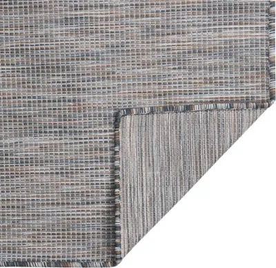 Produktbild von vidaXL Outdoor-Teppich Flachgewebe 80x250 cm Braun und Blau