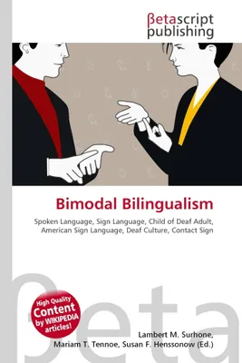 Produktbild von Bimodal Bilingualism
