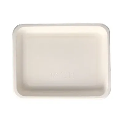Produktbild von 125 Siegelschalen, Zuckerrohr 900 ml 3 cm x 17,5 cm x 22,5 cm weiss