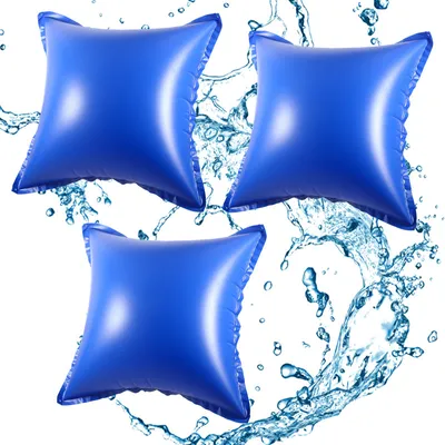 Produktbild von Jopassy 3pcs Poolkissen Pool Winter Luftkissen 122 x 122 x 60 cm, Pool Polster, Luftkissen, Winterkissen für Abdeckplanen Poolabdeckung Winter Überwinterung