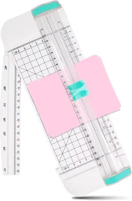 Imagen del producto de Máquina de corte de papel A5, con sistema de seguridad automático, de 30 x 13 cm, ideal para proyectos creativos