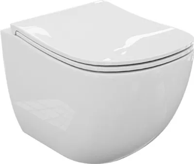 Produktbild von Lavita | Hängendes Wc - Wc Sitz Ergoseat 3.0 - Weiß - 52x36x38,5 Cm - Ergonomisches Design