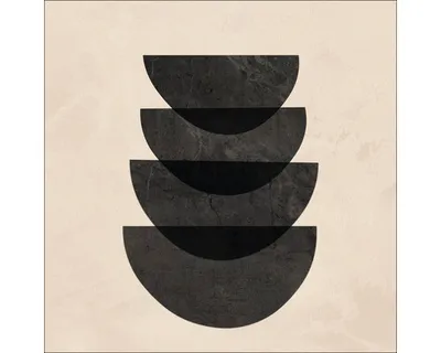 Produktbild von Glasbild New Geometric Shapes III 50x50 cm