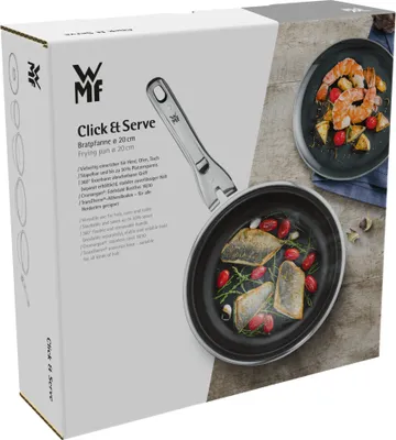 Obrázek produktu pro WMF 89.0054.0095, Kulatý, Univerzální pánev, Černá, Nerezová ocel, 250 °C, Nerezová ocel, 1,98 l