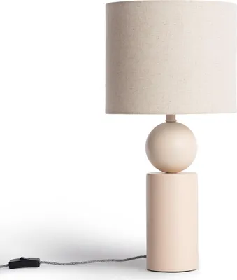 Produktbild von Tischlampe Keramik und Stoff Rahma Beige