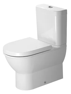 Produktbild von Stand-WC-Kombination DARLING NEW ti. 370x630mm Ab Vario HygieneGlaze weiß HygieneGlaze weiß