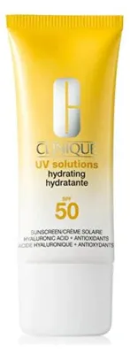 Produktbild von Clinique UV Solutions Hydrating Sunscreen SPF 50, Sonnenschutzcreme, Gesicht, Tube, Schutz, Empflindliche Haut, 40 ml