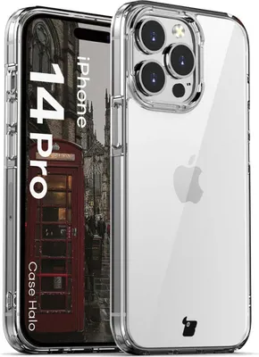 Produktbild von Bizon Case Halo für iPhone 14 Pro, transparent
