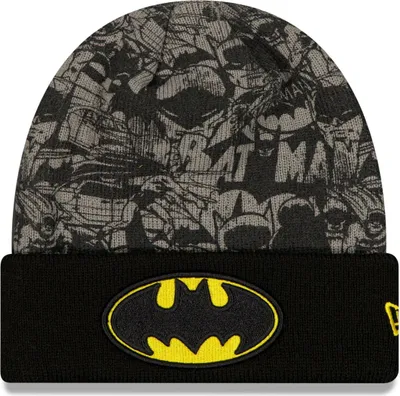 Produktbild von New Era Beanie Kinder Wintermütze - BATMAN schwarz