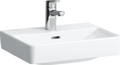 Produktbild von Handwaschbecken PRO S 450x340mm m ÜL ohne Hahnloch weiß LCC