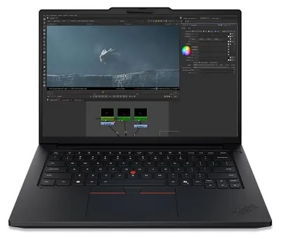 Image de Lenovo ThinkPad P14s G7, écran 14 pouces, modèle U7-366H, 32 Go de RAM, 1 To de stockage, carte graphique RTXPRO1000, couleur noire, système d'exploitation Windows 11 Professionnel