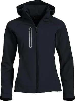 Produktbild von Damen Softshell Jacke Milford mit abnehmbarer Kapuze, wasserabweisend und atmungsaktiv