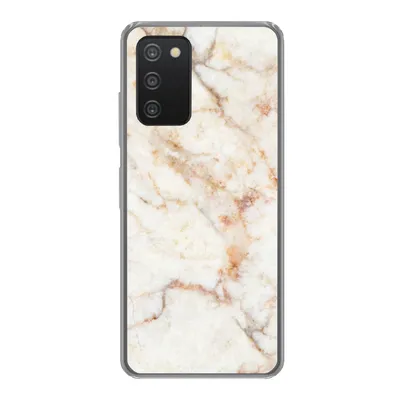 Produktbild von MuchoWow® Handyhülle Schutzhülle Hülle für Samsung Galaxy A33 5G Marmor - Braun - Luxus Silikon Softcase Handy Hülle - Kartenhalter