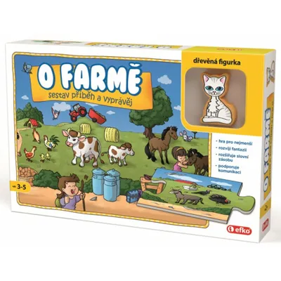 Image de Puzzle narratif EFKO sur la ferme 9 pièces