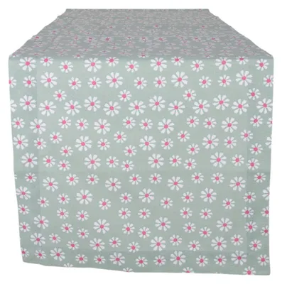 Immagine prodotto di OttoSimon Runner da tavola in cotone verde 50x140 cm - Decorazione per la tavola