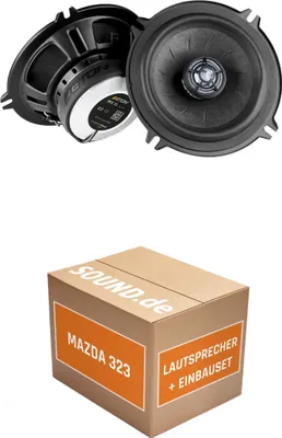 Produktbild von Lautsprecher Boxen Einbaupaket vorne Eton PFX13 passend für Mazda 323 Typ BG | 2x Tief-Mitteltöner mit integriertem Hochtöner 90W MAX