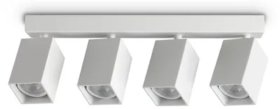 Immagine prodotto di Plafoniera Collezione DYNAMITE 4 Luci GU10 Bianco Dimmerabile Ideal Lux