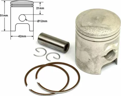 Obrázek produktu pro Píst SUZUKI RMX 50LC 42 mm PIN12 ORIGINAL TAIWAN