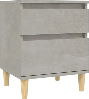 Produktbild von vidaXL Nachttisch Betongrau 40x35x50 cm