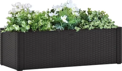 Produktbild von Garten-Hochbeet Selbstbewässerungssystem Anthrazit 100x43x33 cm