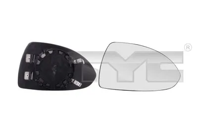 Produktbild von TYC Spiegelglas Außenspiegel Links für OPEL Corsa D Schrägheck (S07) Asphärisch Beheizbar 325-0094-1