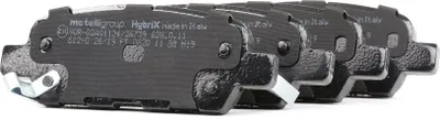 Produktbild von METELLI Bremsbeläge Satz Hinten Bremsklötze für NISSAN Qashqai / Qashqai +2 I (J10, NJ10) 22-0612-0