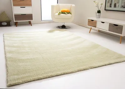 Produktbild von Designer Teppich Modern Nicki in Pastell grün,  , Größe: 60x120 cm