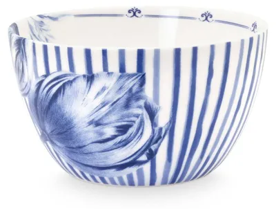 Heinen Delfts Blauw – Suppenschüssel Tulp - Porzellan - 700 ml – Bild 1