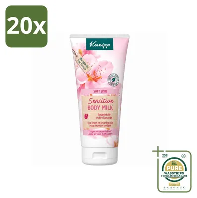 Productafbeelding van 20 x Kneipp Bodylotion Zachte Huid, Amandelbloesem - 200 ml - Voorraadverpakking - 20 stuks