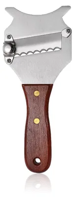 Produktbild von Trüffelhobel - Mit verstellbarer Klinge - Für Trüffel, Käse und Schokolade - 8 x 19,5 cm - Edelstahl mit Holzgriff