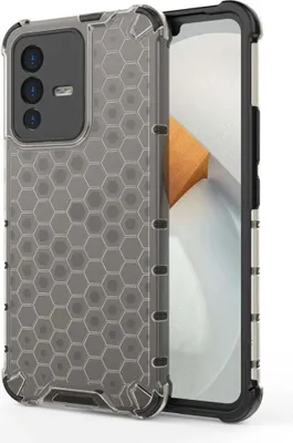 Produktbild von Honeycomb Etui Case Hülle Gehäuse für Vivo V23 5G Schwarz