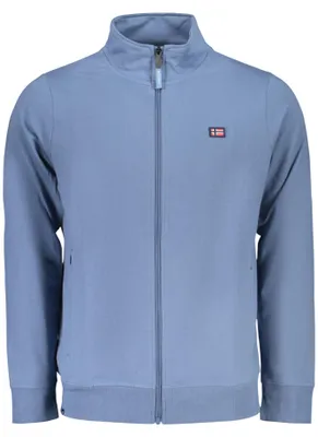 Produktbild von Herren Sweatshirt Blau: Stilvolles Langarmshirt mit Reißverschluss