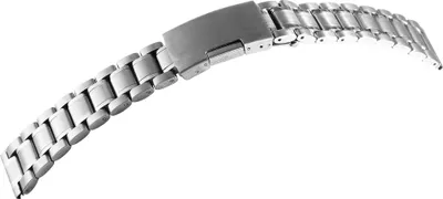 Produktbild von Gliederband Edelstahl Armband in silber poliert