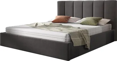 Produktbild von MIRJAN24 Polsterbett Urbis B, Ehebett mit Bettkasten und Lattenrost, Metallrahmen (Inari 96, Schlaffläche: 140x200 cm)