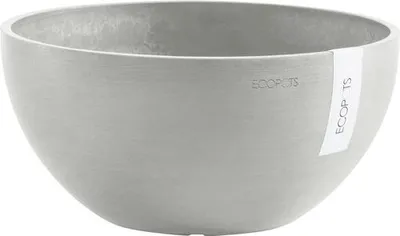 Immagine prodotto di Ecopots Brussels 30 Vaso da fiori - L 30 cm x H 14,8 cm - Interno ed esterno