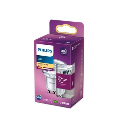 Immagine prodotto di Philips LED Bulb Equivalent 50W GU10 Warm White Non Dimmable