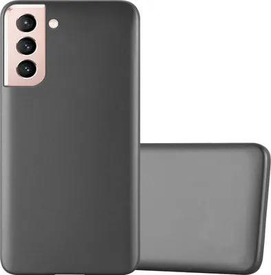 Produktbild von Cadorabo Schutzhülle für Samsung Galaxy S21 5G Hülle in Grau Handyhülle TPU Silikon Etui Cover Case