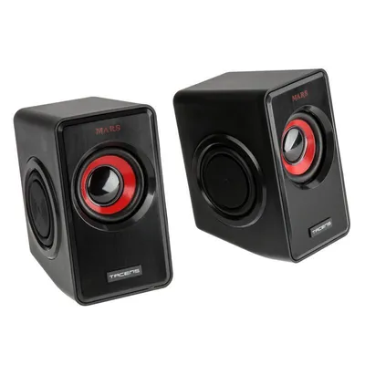 Produktbild von Mars Gaming MS1, Kabelgebunden, 10 W, 60 - 20000 Hz, Schwarz, Rot